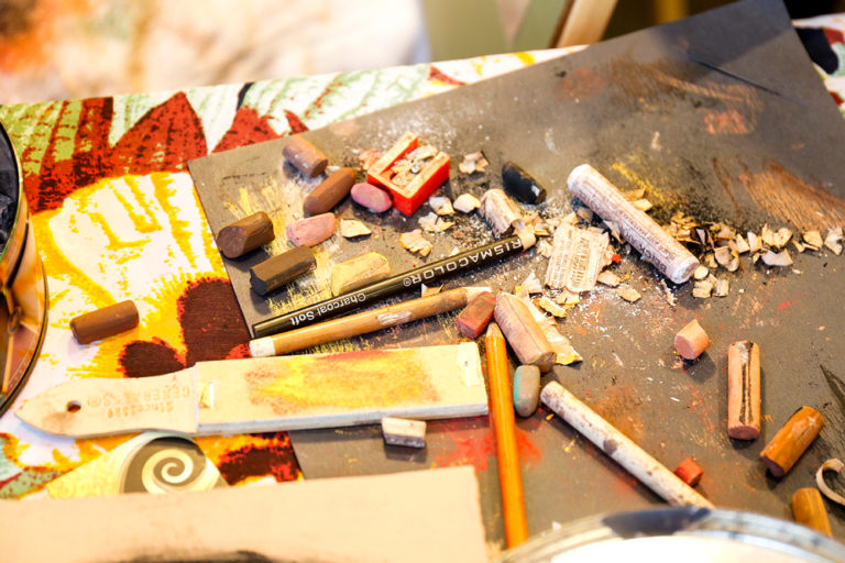Artist's tools — live art