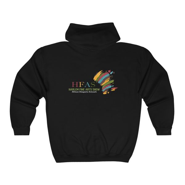 Unisex Hooded Zip Sweatshirt - Image 2